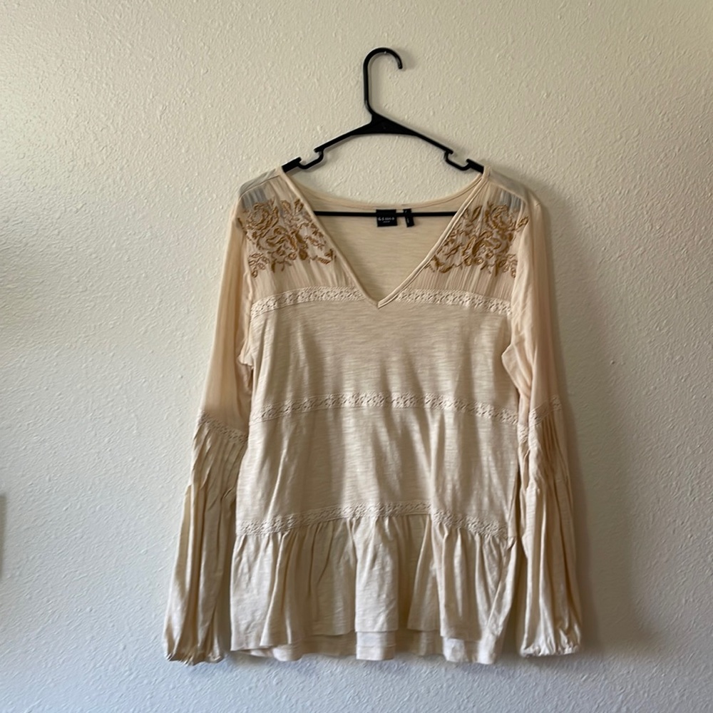Cream long sleeve